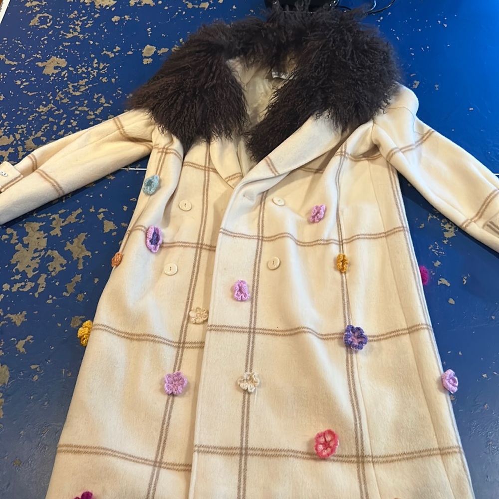 Dauphinette Vintage Faux Fur Coat